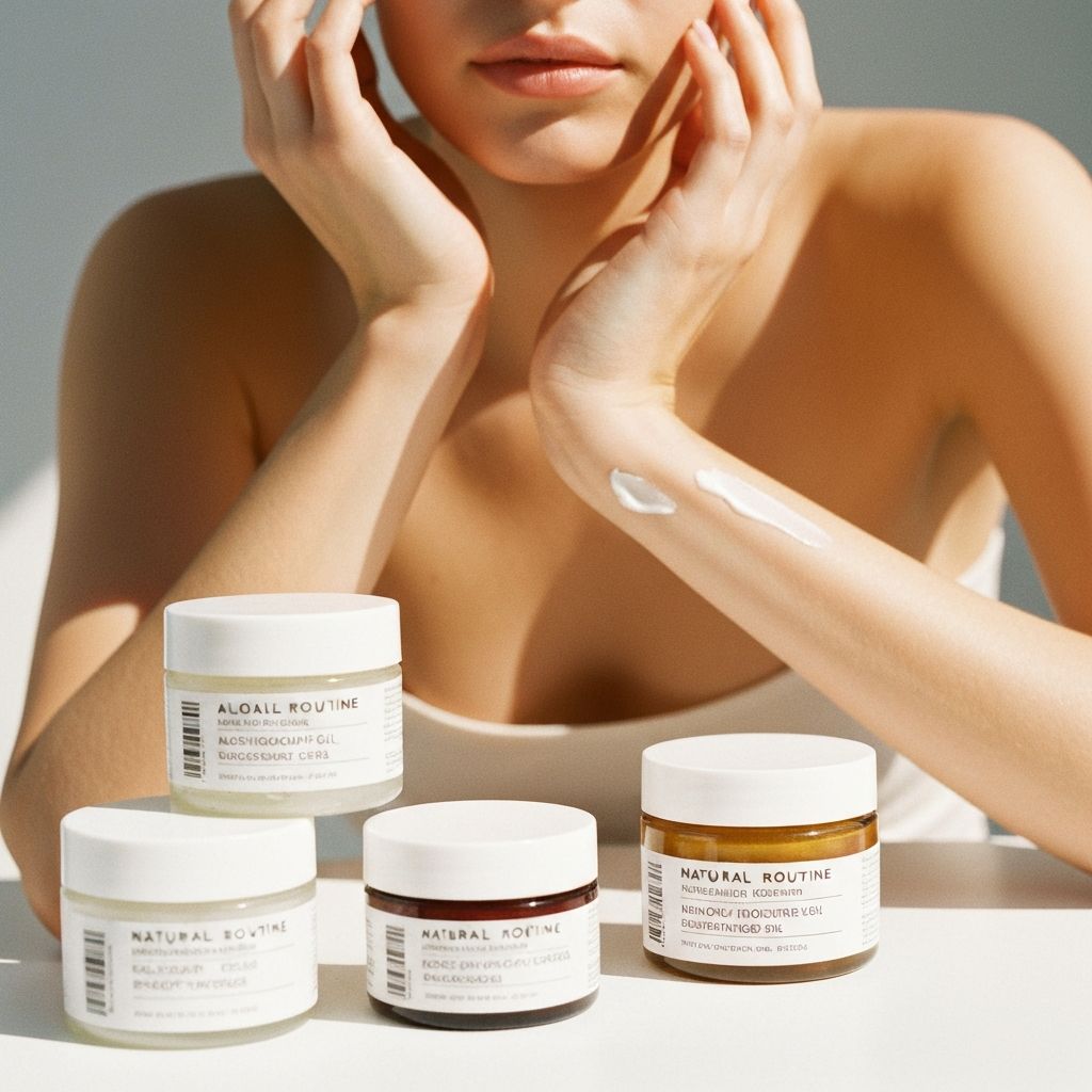 Women's skincare consultation